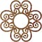 Ekena Millwork Cohen Wood Fretwork Pierced Ceiling Medallion, Walnut, 28"OD x 9 5/8"ID x 1/4"T CMWP28X28X0250COWA - alternate 3